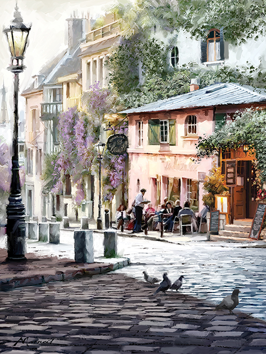 Richard Macneil (Sunshine Café) Art Print The Art Group