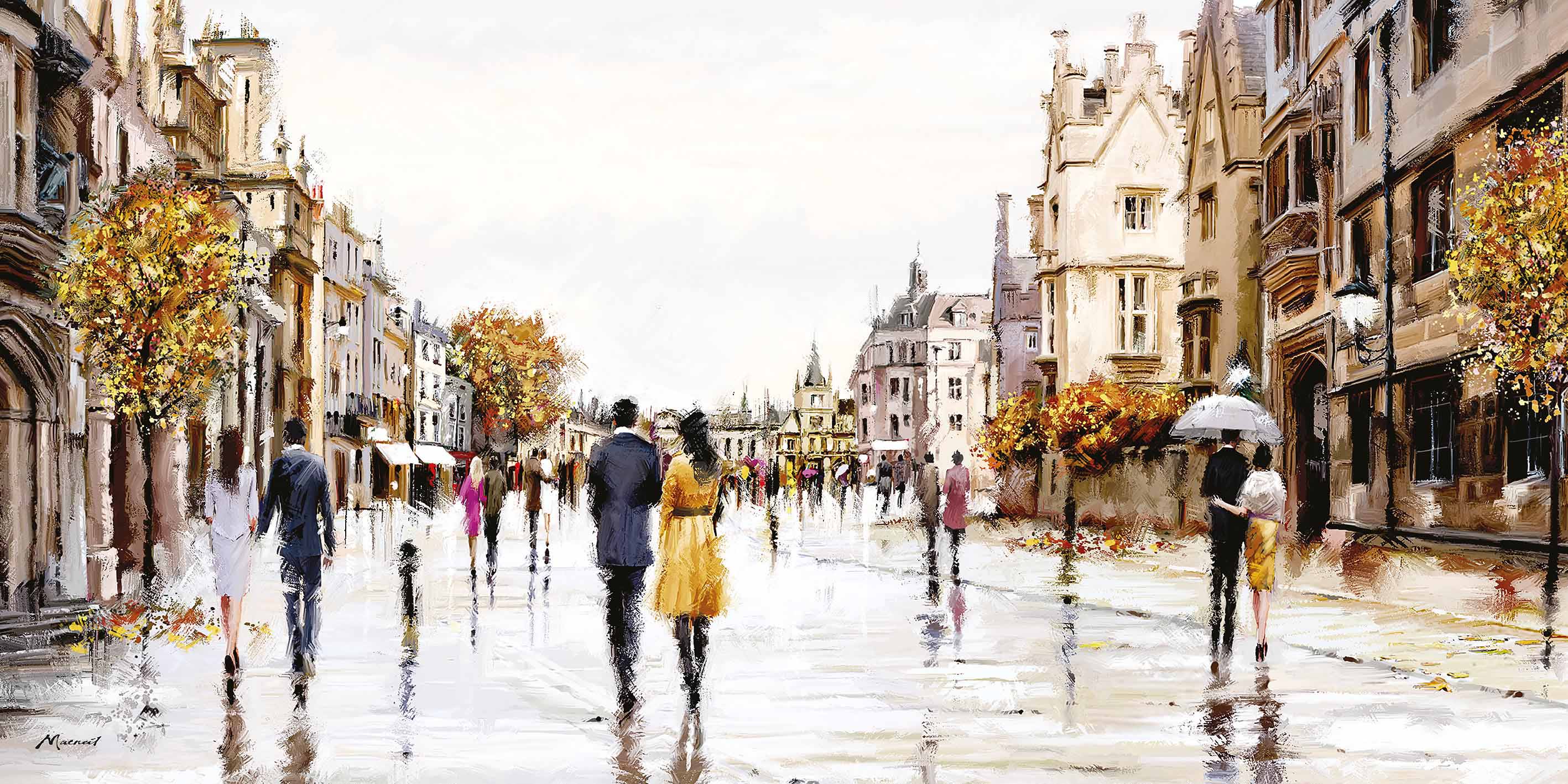 Richard Macneil (Street After Rain) Art Print The Art Group