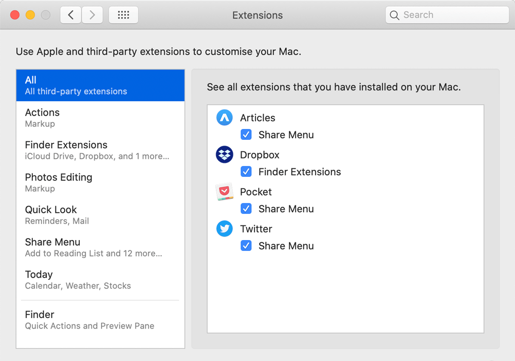 Bookmark Extension Guide Support Articles + App