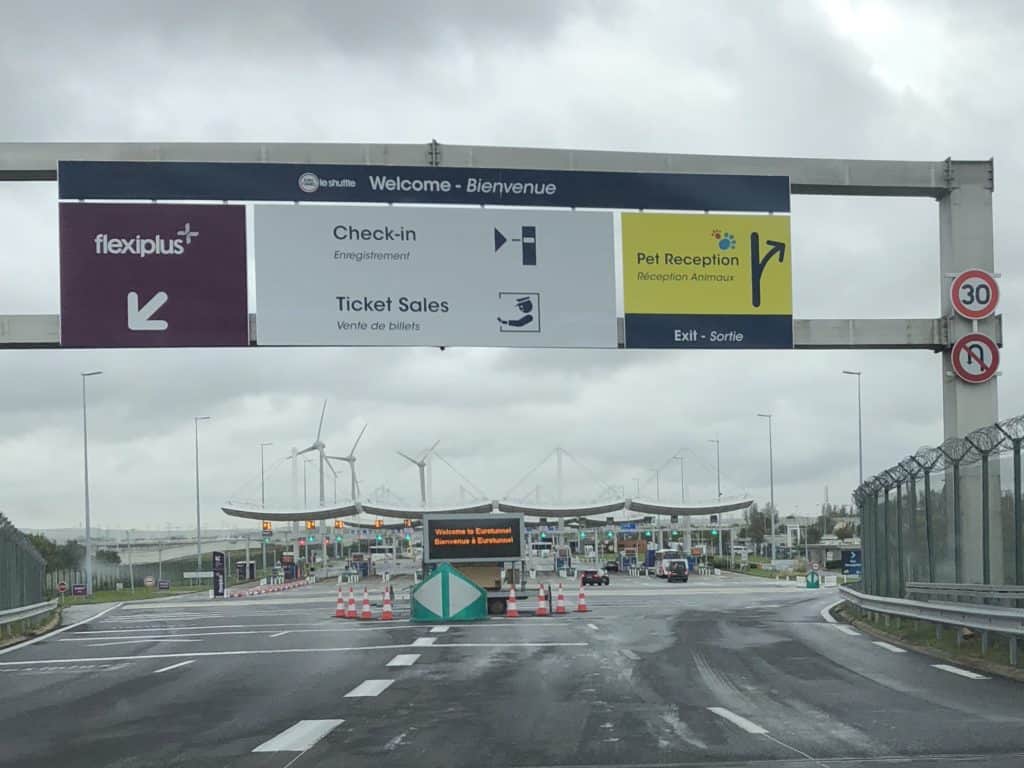 Taking Pets to England on Eurotunnel Le Shuttle Dog