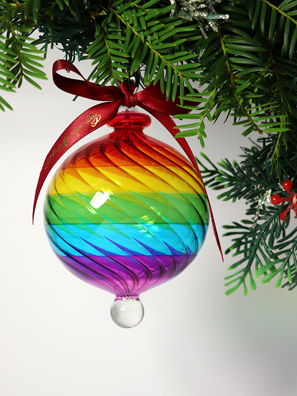 Rainbow Bauble Ornament (S,M,L) Multi Artifactually