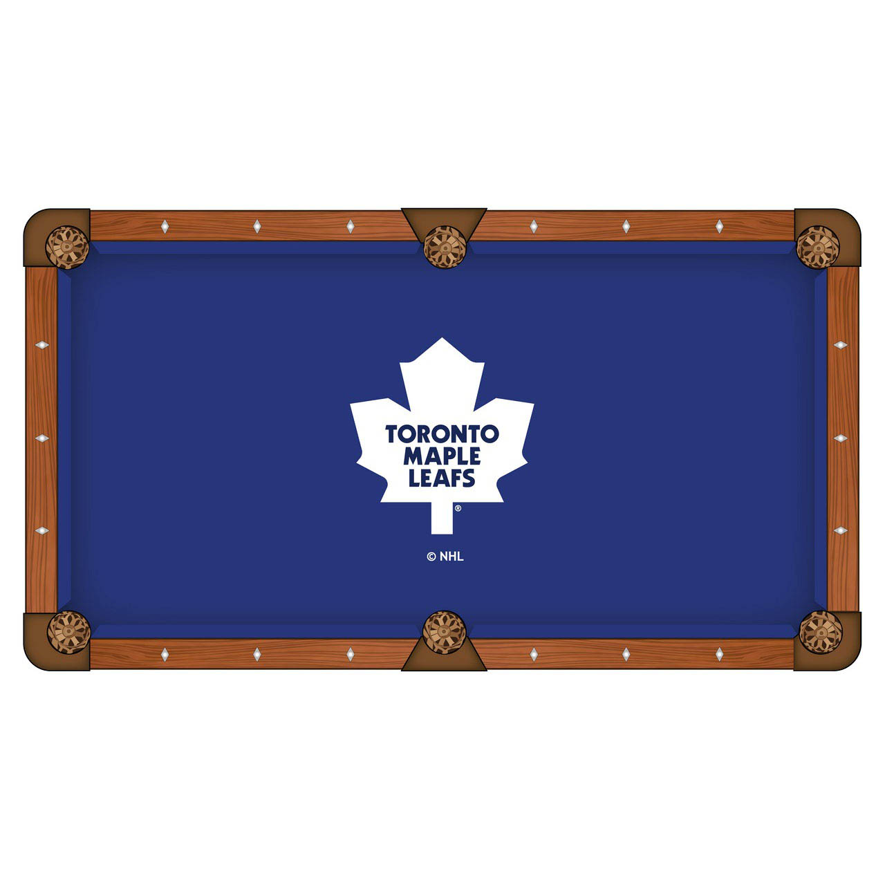 Holland Bar Stool Co. Toronto Maple Leafs Pool Table Cloth