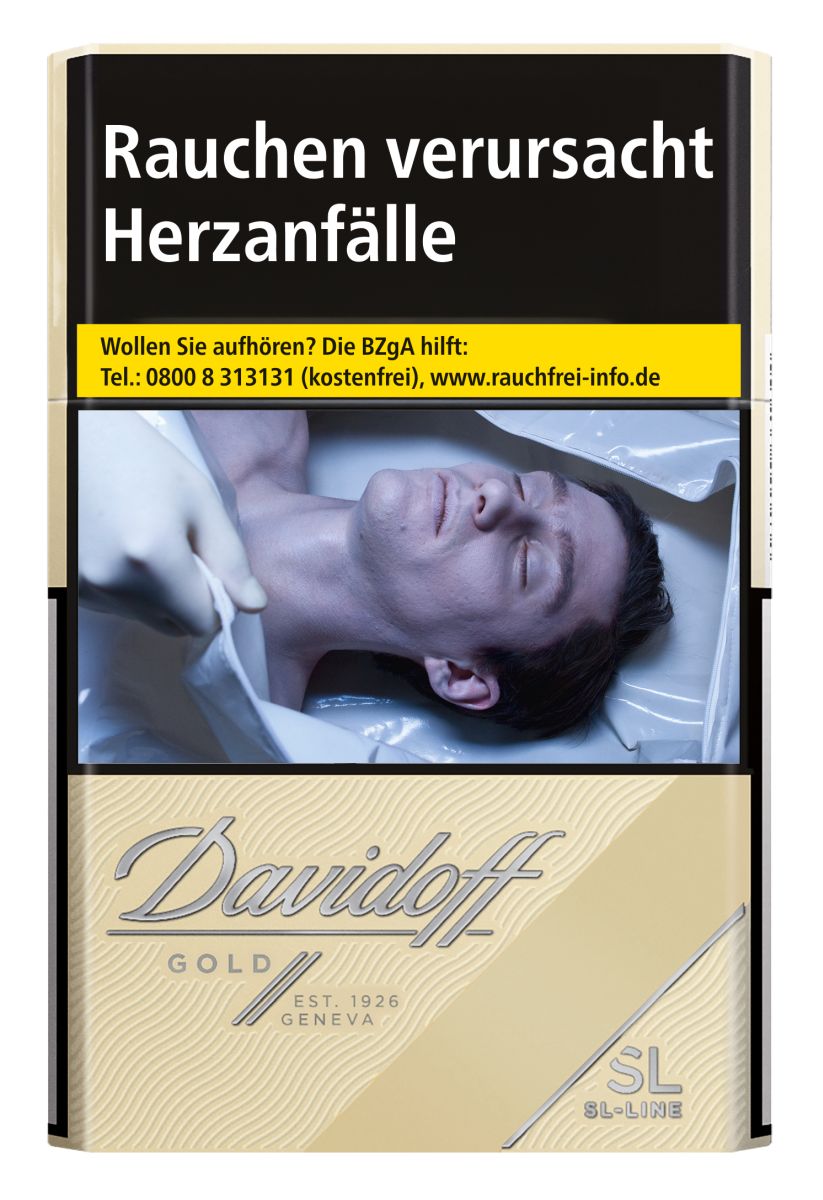 Stange Davidoff Gold SLLine Zigaretten 10x20 zu 7,10/71,00 eBay