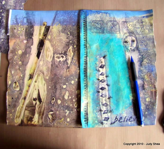 Mixed Media Collage Tutorial Step by Step