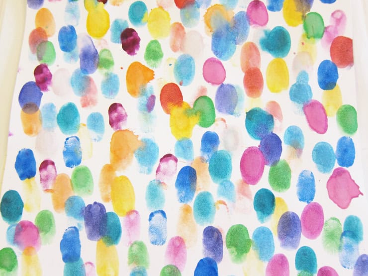 End of Year Kindergarten Fingerprint Art – Art is Basic | An Elementary