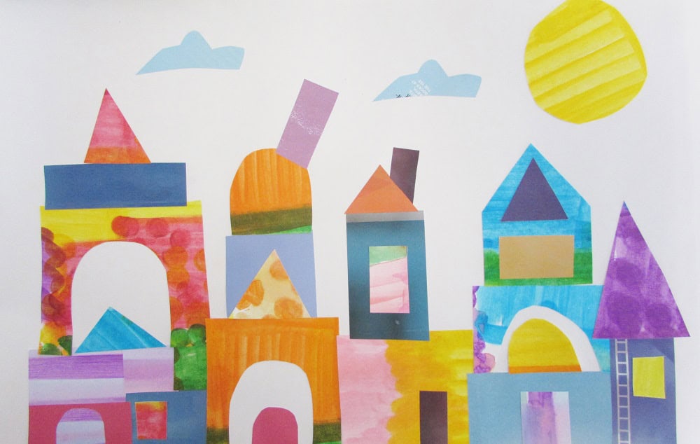 Paul Klee Castle Collage Art is Basic An Elementary Art Blog