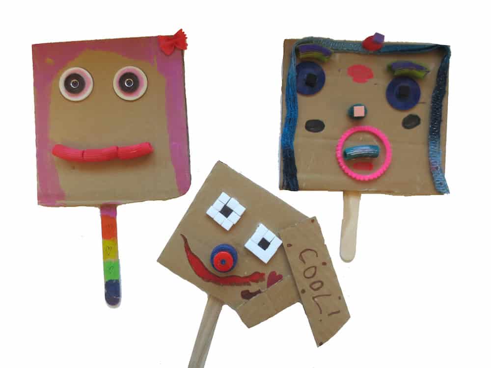 Found Object Puppets Art is Basic An Elementary Art Blog