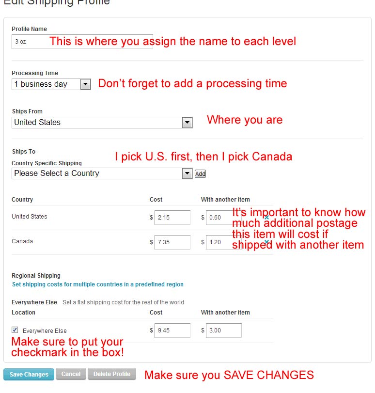 Laura's Jewelry Preparing Etsy and eBay Listings for the USPS