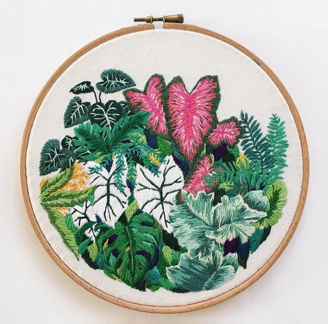 Botanical Embroidery by Sam Eldridge