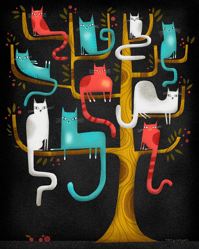 Animal Illustrations by Terry Runyan