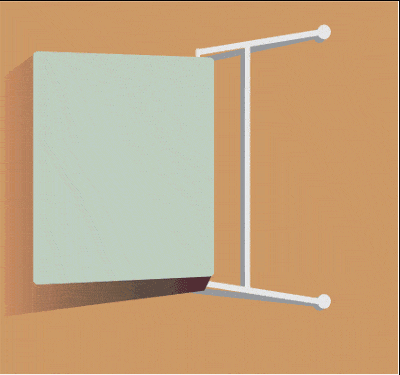 Our mirror support brackets come in 48 and 60 lengths. how to hang mirrors a complete guide