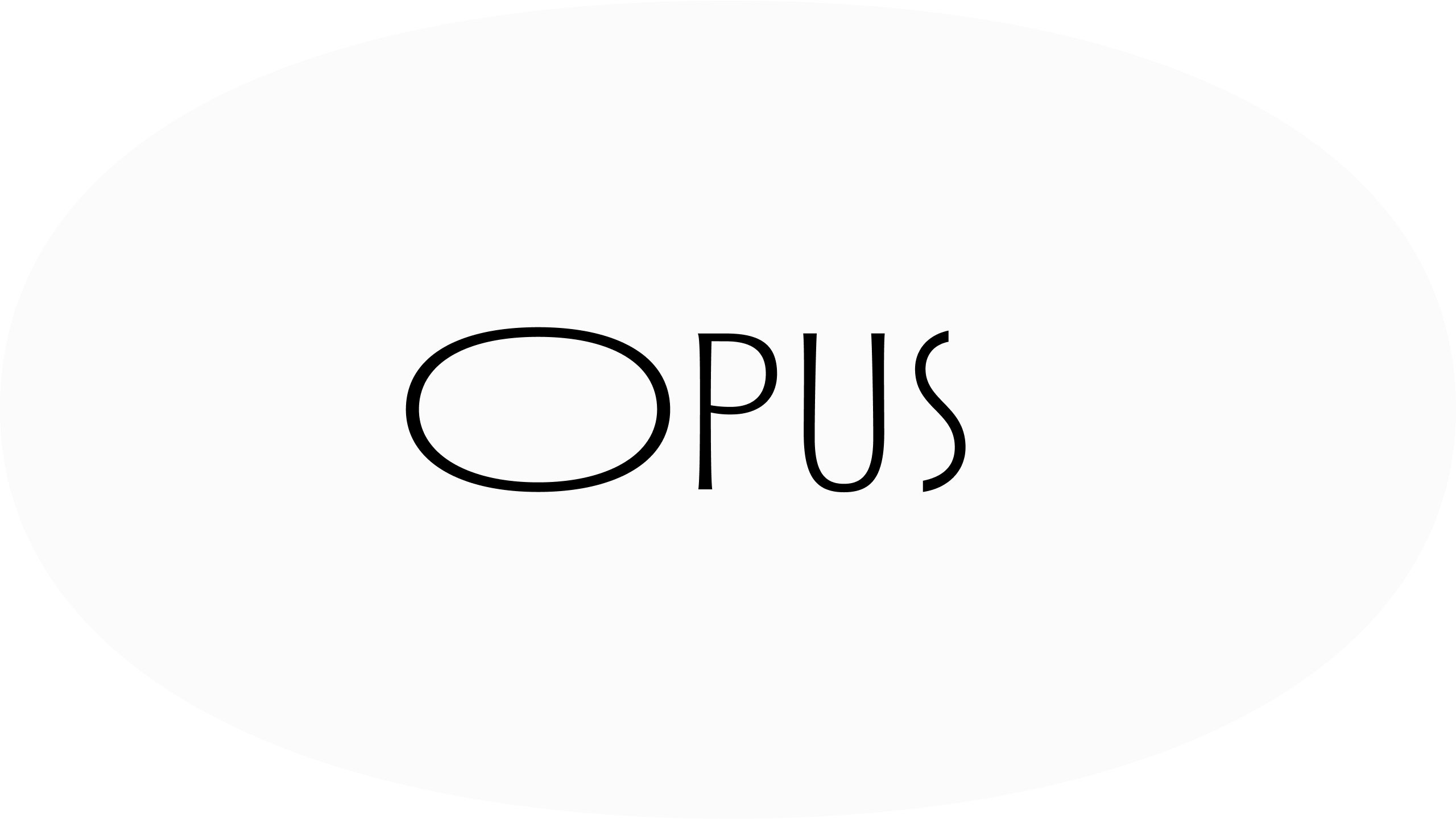 Opus restaurant name and logo