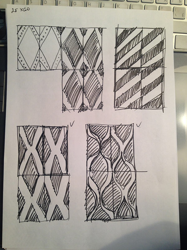 The making of the Unitile ceramic tile pattern