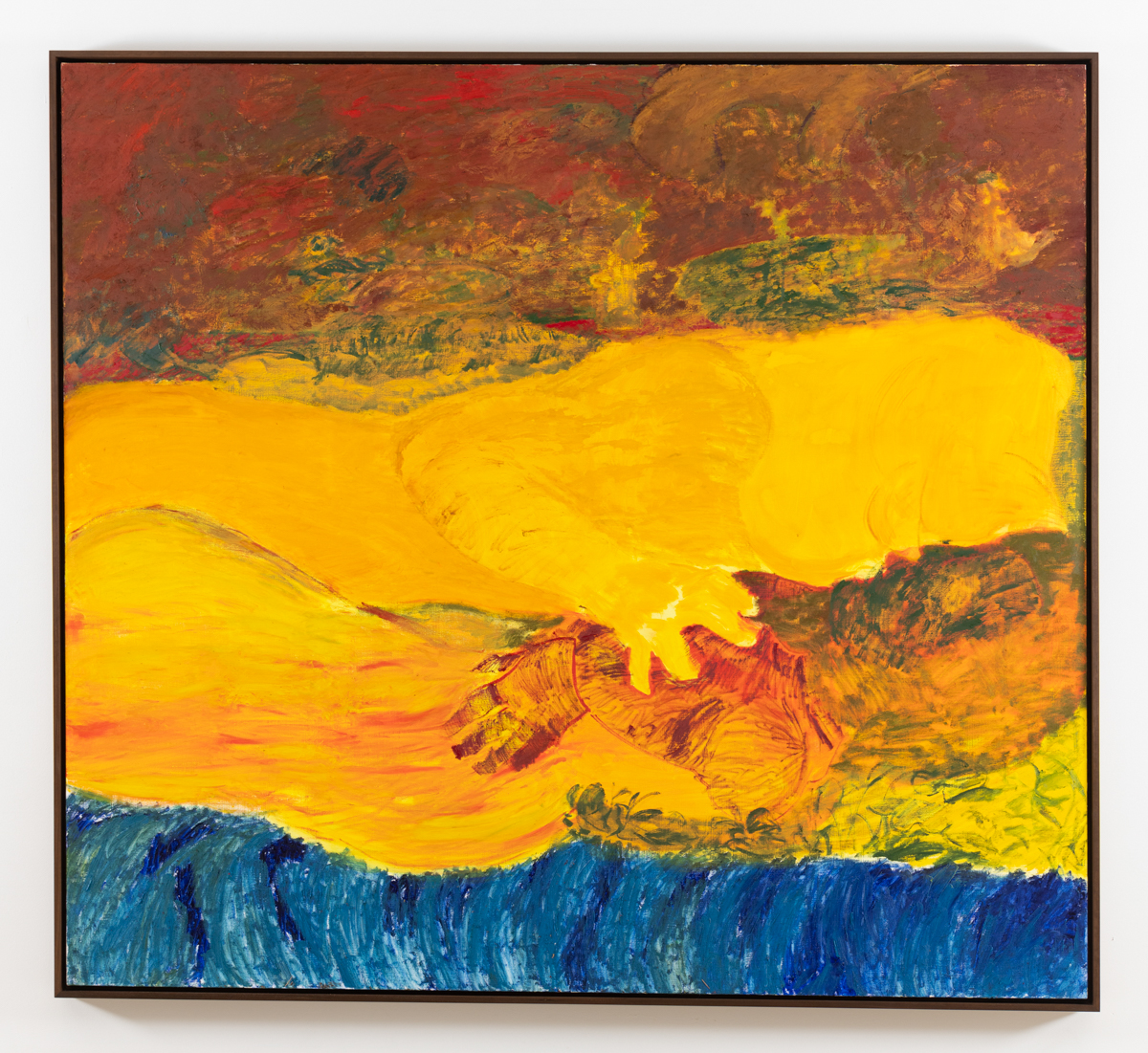 Brett Goodroad's Paintings at Greene Naftali Respond to Landscape Genre