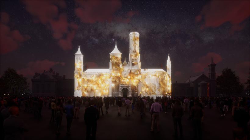 Refik Anadol to Stage Monumental AI Installation on Smithsonian Castle in DC
