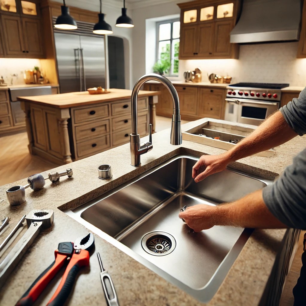 Can you replace a kitchen sink without replacing the countertop