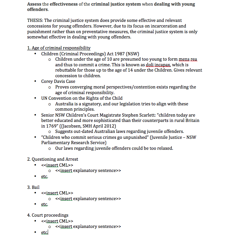 How To Write A Scaffold For Hsc Legal Studies Essays In 5 Steps