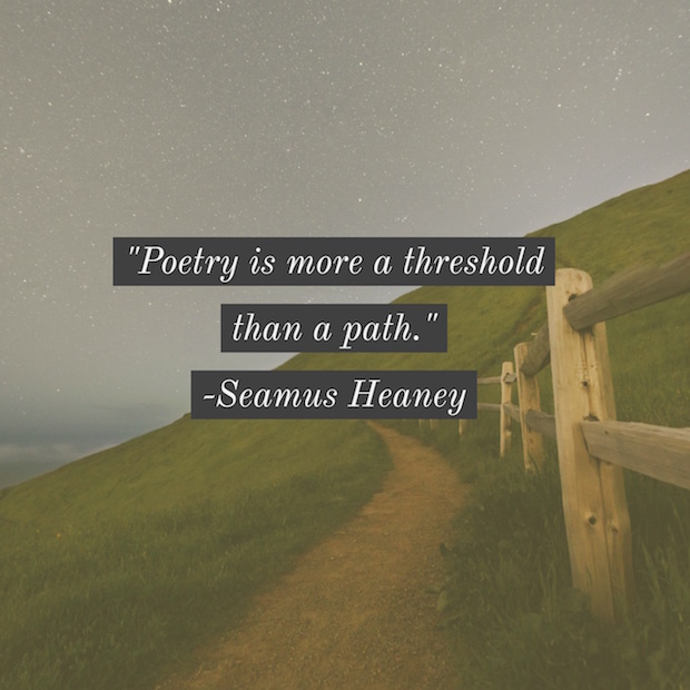 Life According to Seamus Heaney National Endowment for the Arts