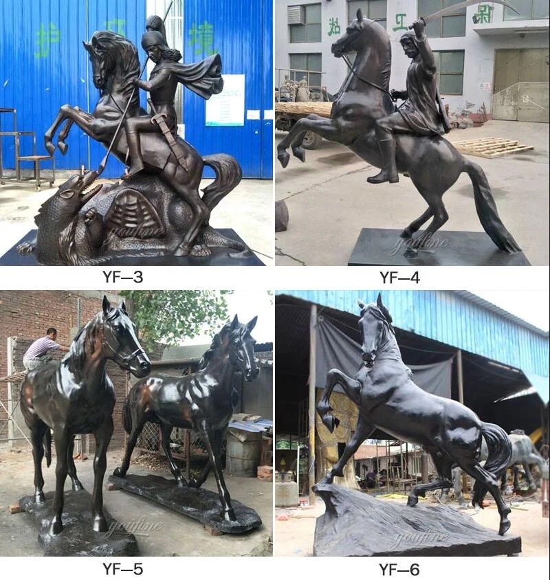 Large Horse Garden Statue Bronze Horse Statue Outdoor Horse Statues for