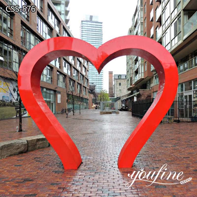 Stainless Steel Valentine's Day Sculpture Theme