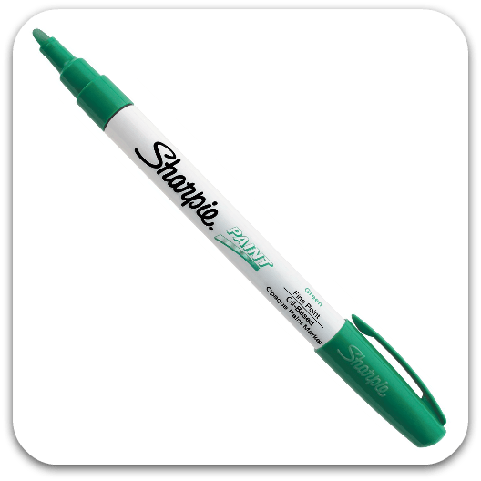 Sharpie Oil Based Paint Marker Fine Point Green