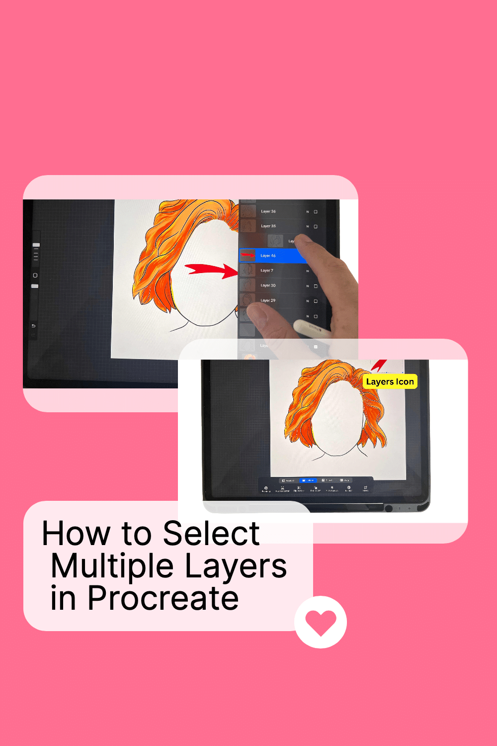 How to Select Multiple Layers in Procreate Artsydee Drawing, Painting, Craft & Creativity