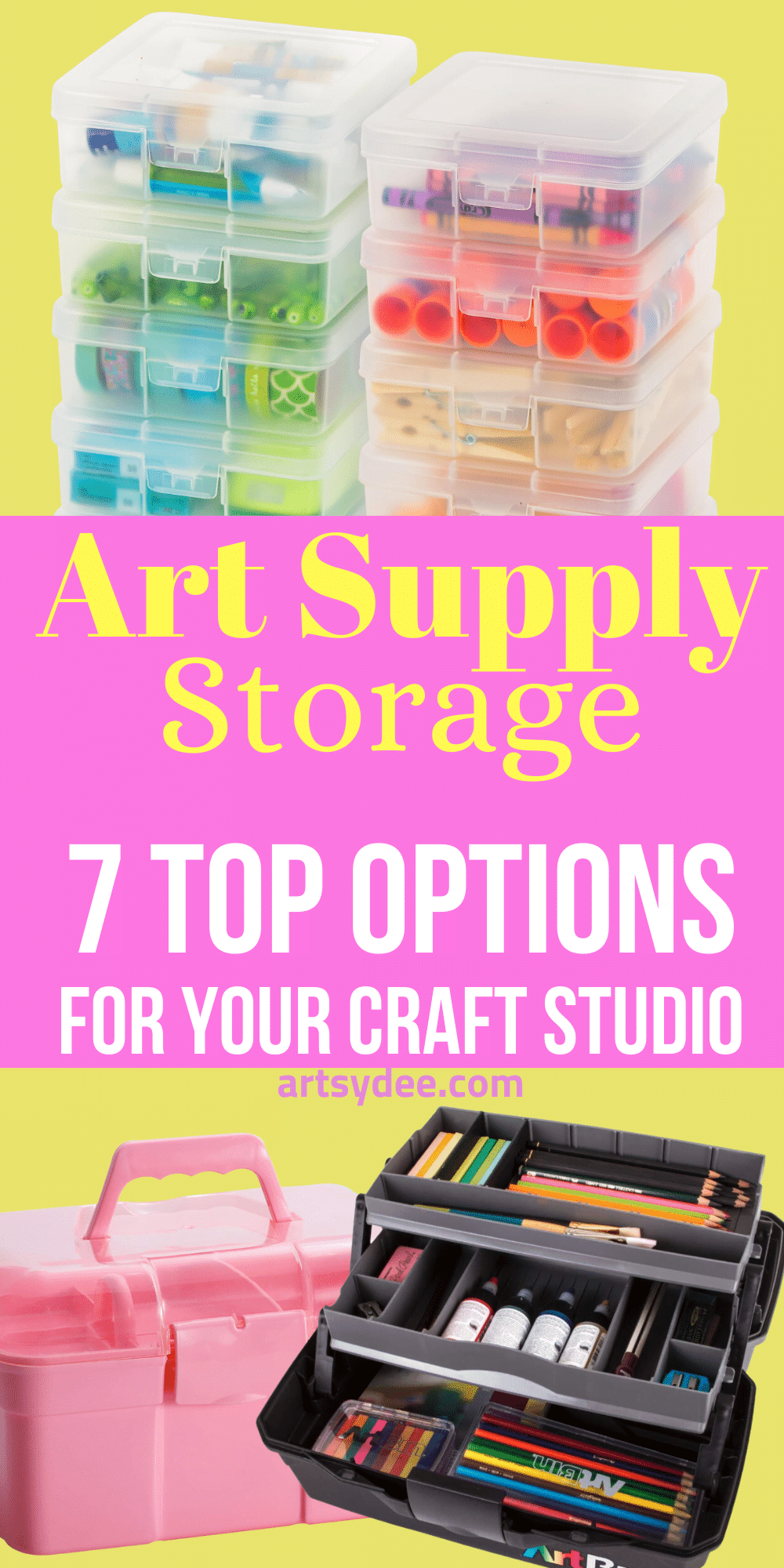 Storage Containers for Art Supplies 7 MustHaves to Organize Your