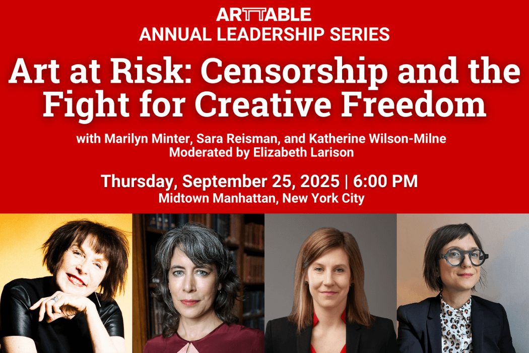 New York, NY & Virtual ArtTable’s Annual Leadership Series Art at