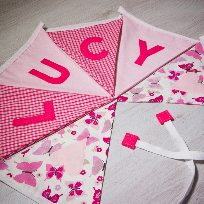 Classic Baby Girl Bunting Arty apple