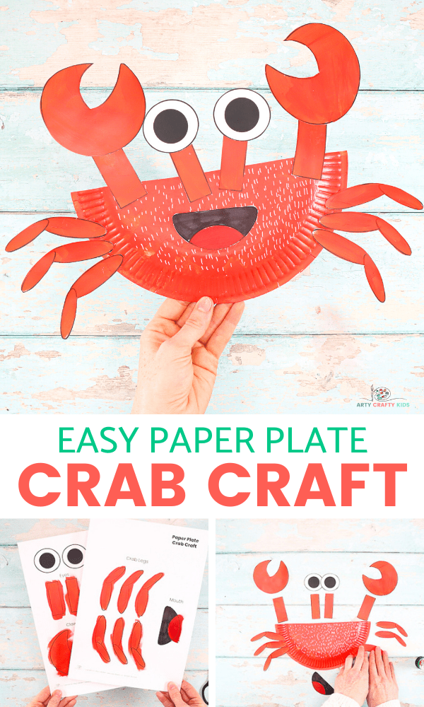 Paper Plate Crab Craft Arty Crafty Kids