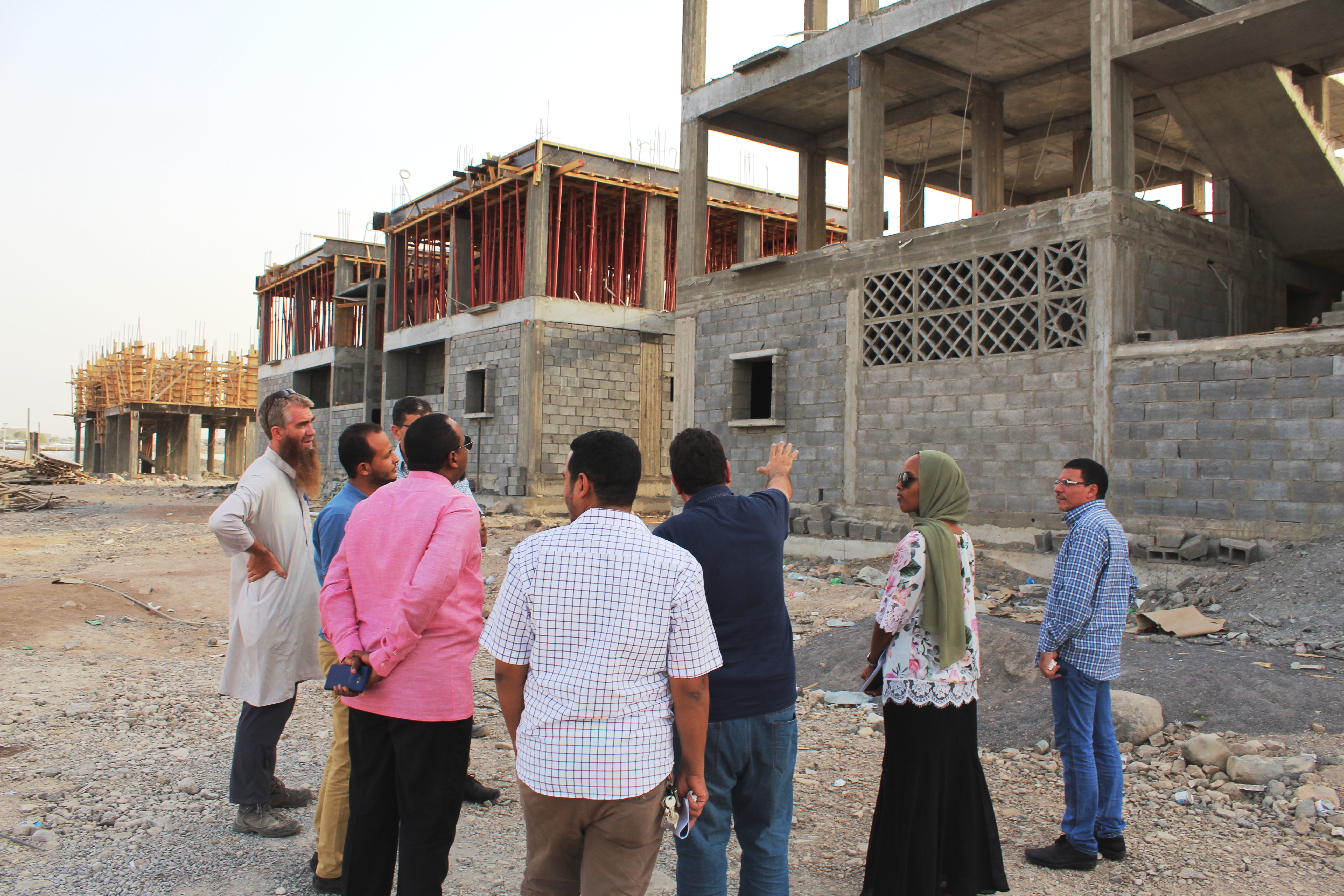 Visite sur le chantier du projet des 440 appartements du Nord (...) Agence de Réhabilitation