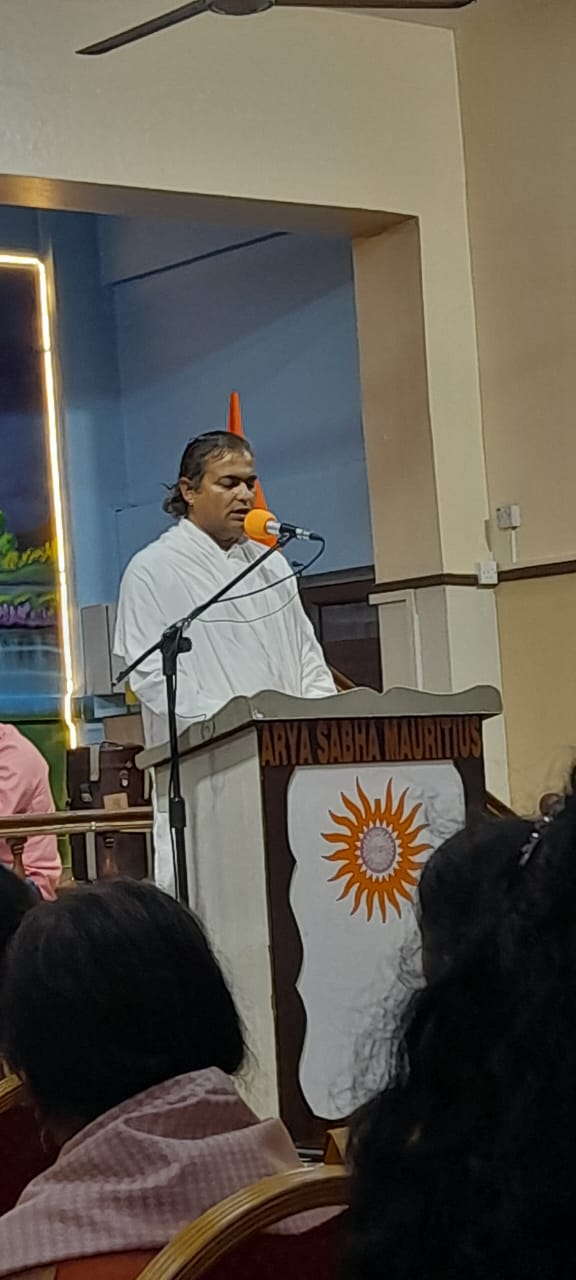Sathyarth Prakash Jayanti at Arya Sabha, Port Louis Arya Sabha Mauritius