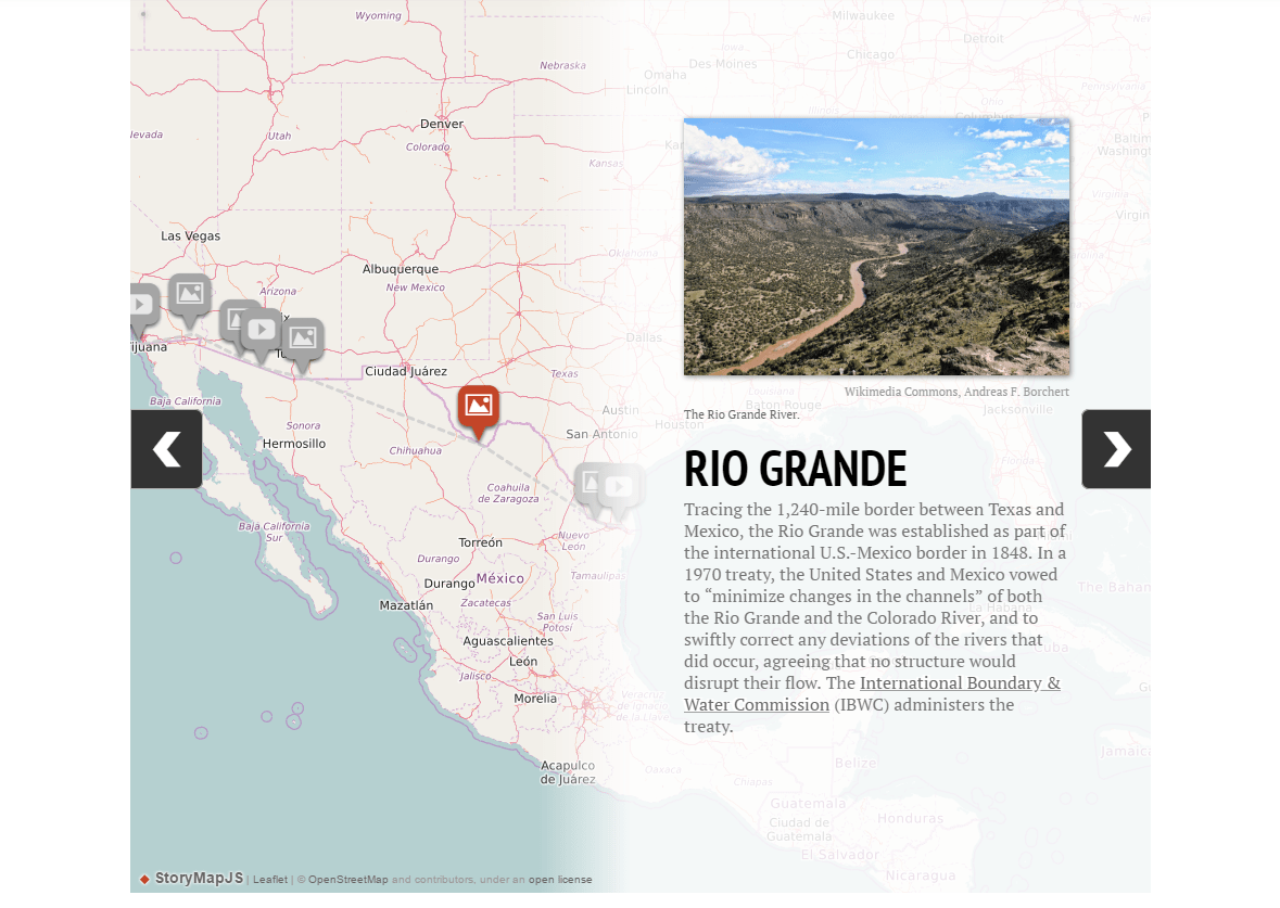 Mexico Border Wall Map