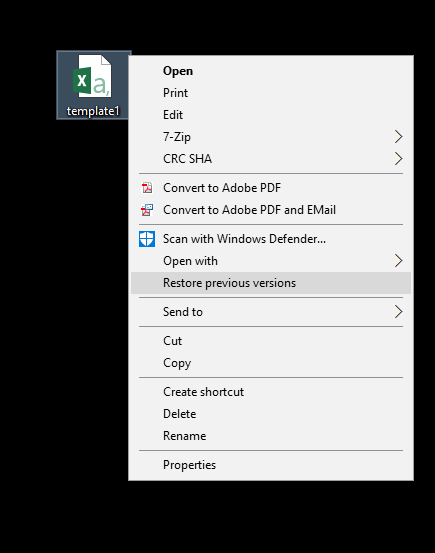 Using Previous Versions to Roll Back Changes to Files | University 
