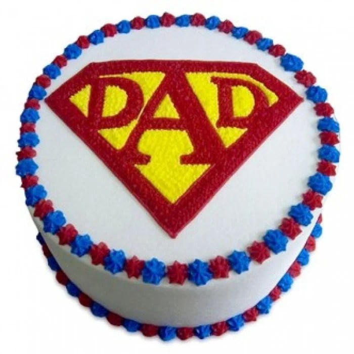 A 1 Super Dad 1 Kg Cake Online Cake Delivery Shop in Asansol, Free