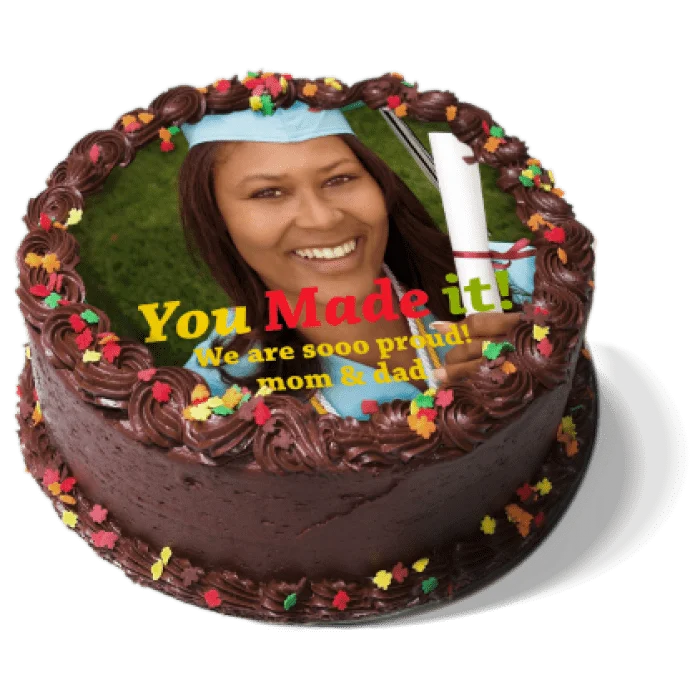Chocolate Photo Print Cake 1 kg Online Cake Delivery Shop in Asansol