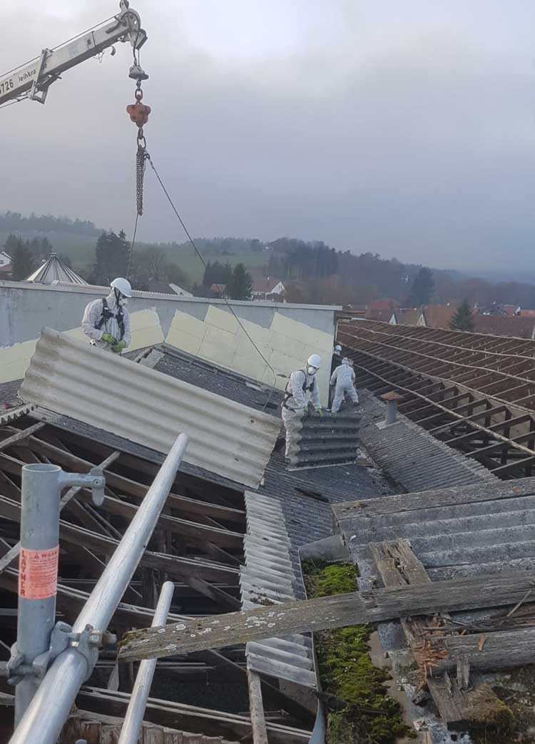 Fotogalerie ASBESTSANIERUNG VOM PROFI AsbesTTech Darmstadt