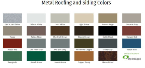 Metal Roofing & Siding Interactive Color Guide