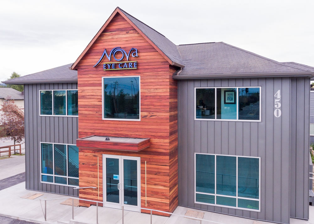 Skyline Metal Roofing In Metallic Silver Nova Eye Center