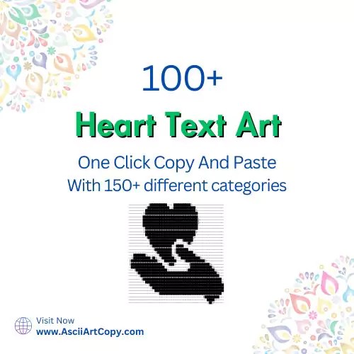 Heart Text Art One Click Copy And Paste👌