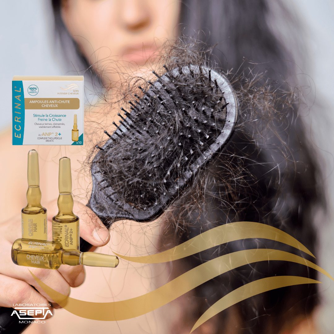 AMPOULES ANTICHUTE CHEVEUX A L’ANP®2+ Laboratoires ASEPTA Monaco