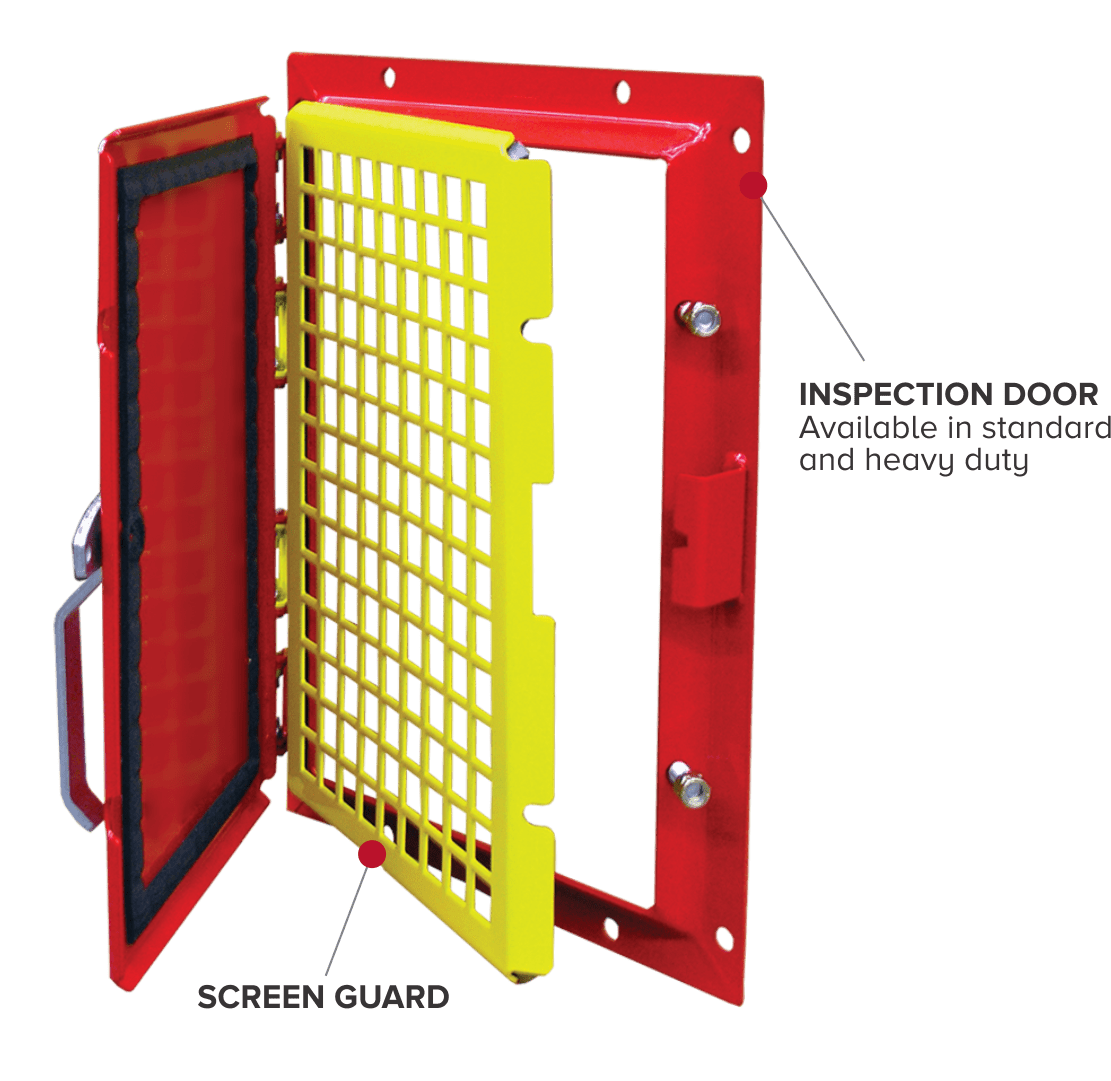 SafeGuard® Conveyor Chute Inspection Doors ASGCO Safety Equipment