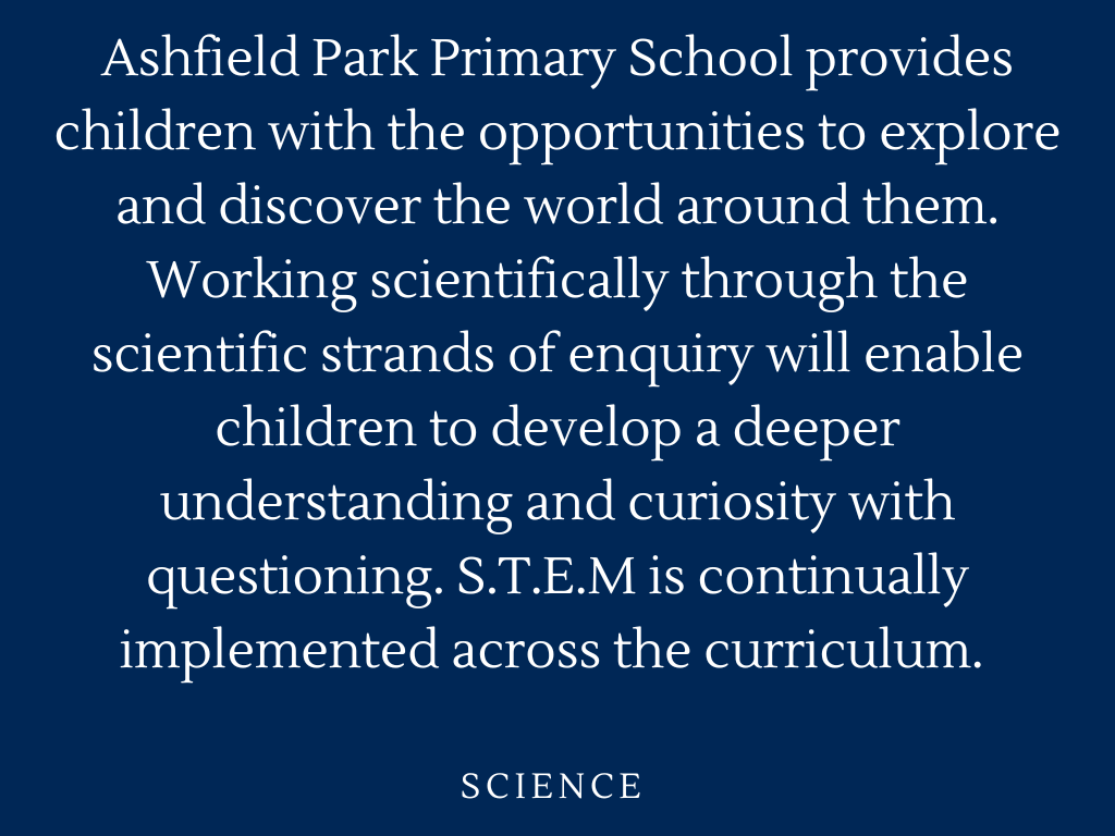 Ashfield Park Primary Science