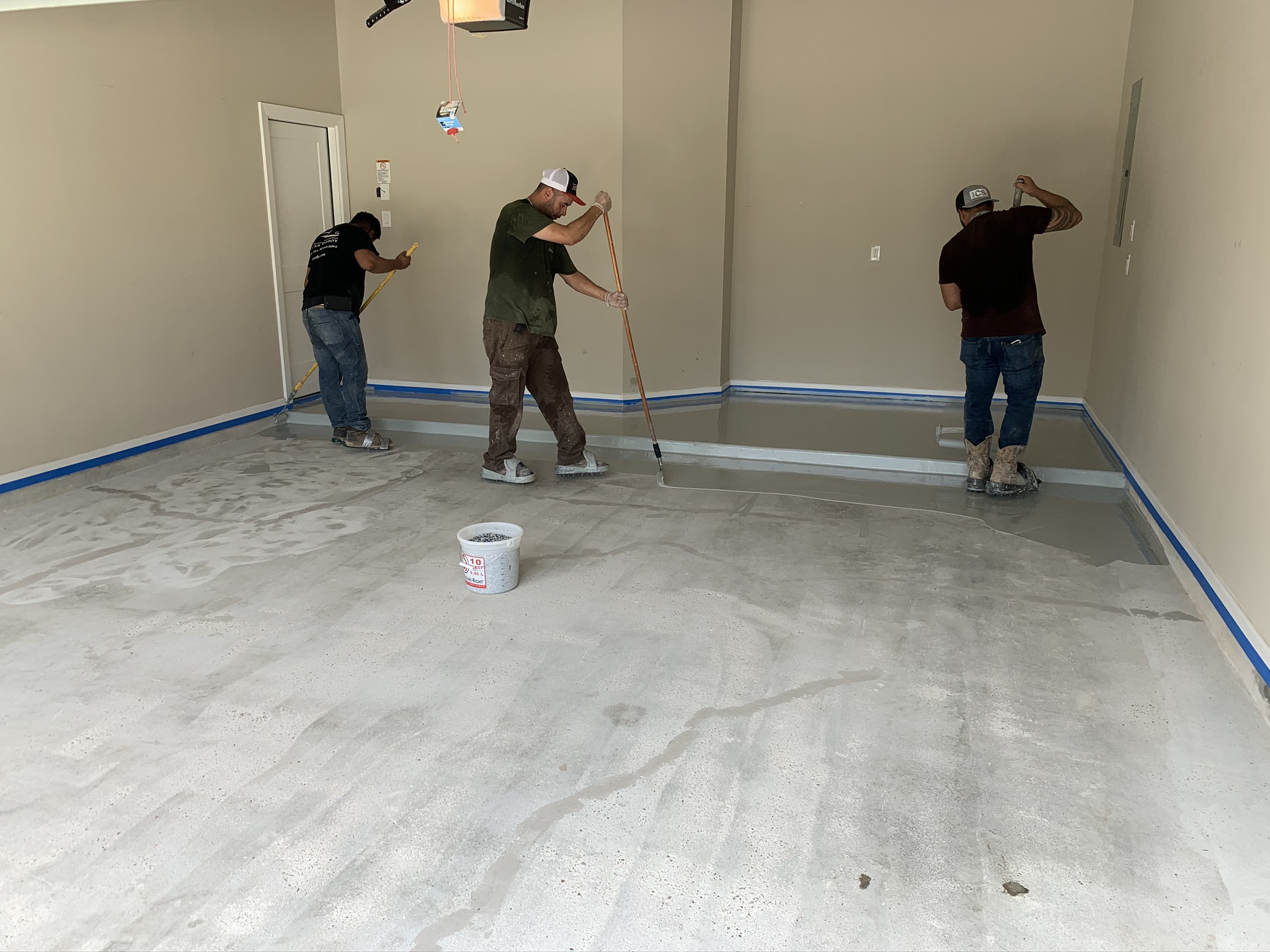 Epoxy Garage Floors Houston, TX Ashton Sawing & Drilling