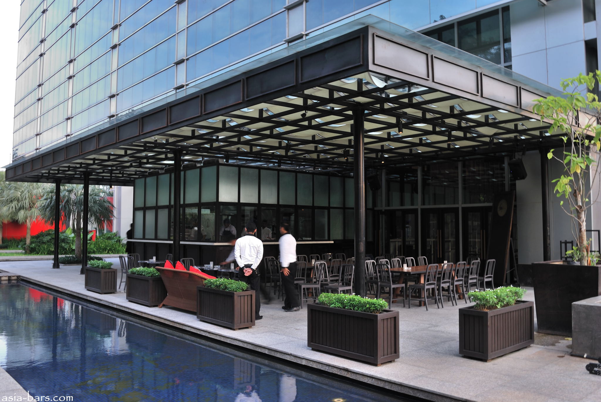JACKRABBIT sleek design for new restaurant & bar in