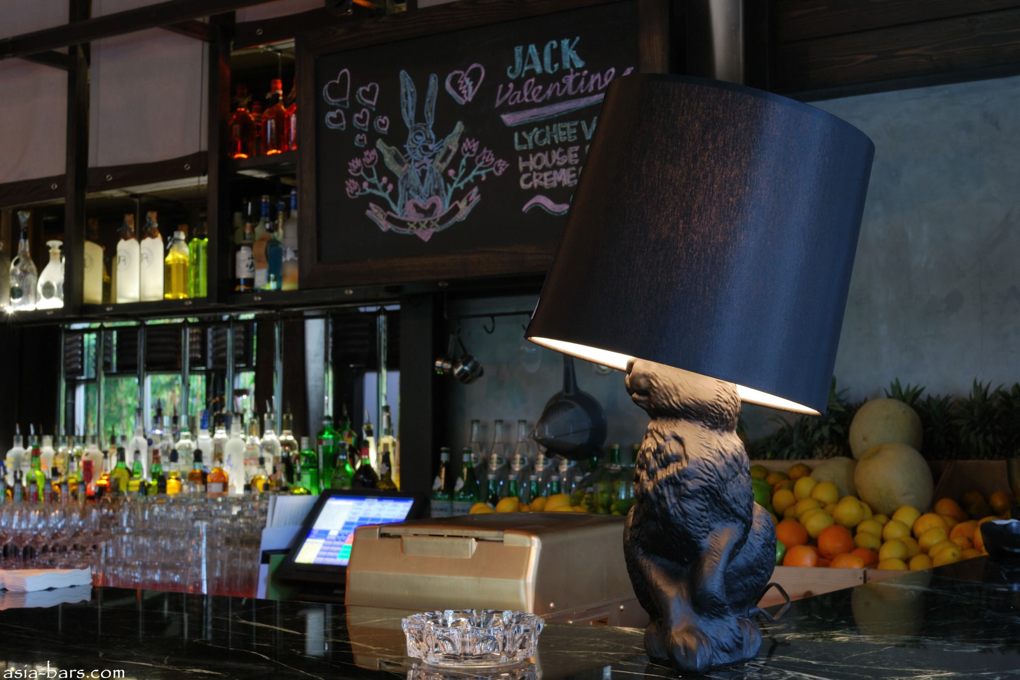 JACKRABBIT sleek design for new restaurant & bar in