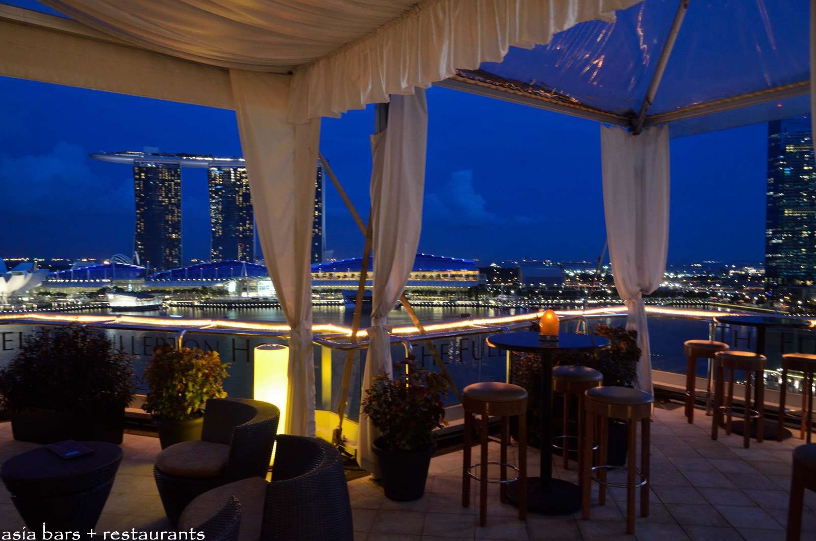 The Lighthouse Restaurant & Rooftop Bar The Fullerton Hotel, Singapore