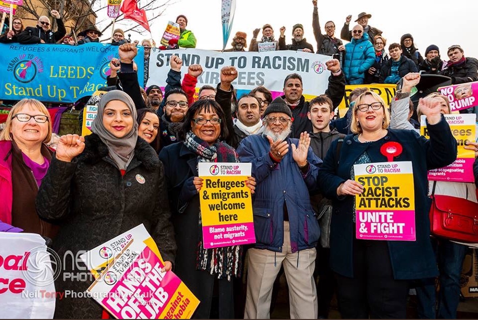 Batley community comes together for Stand up to Racism rally Asian