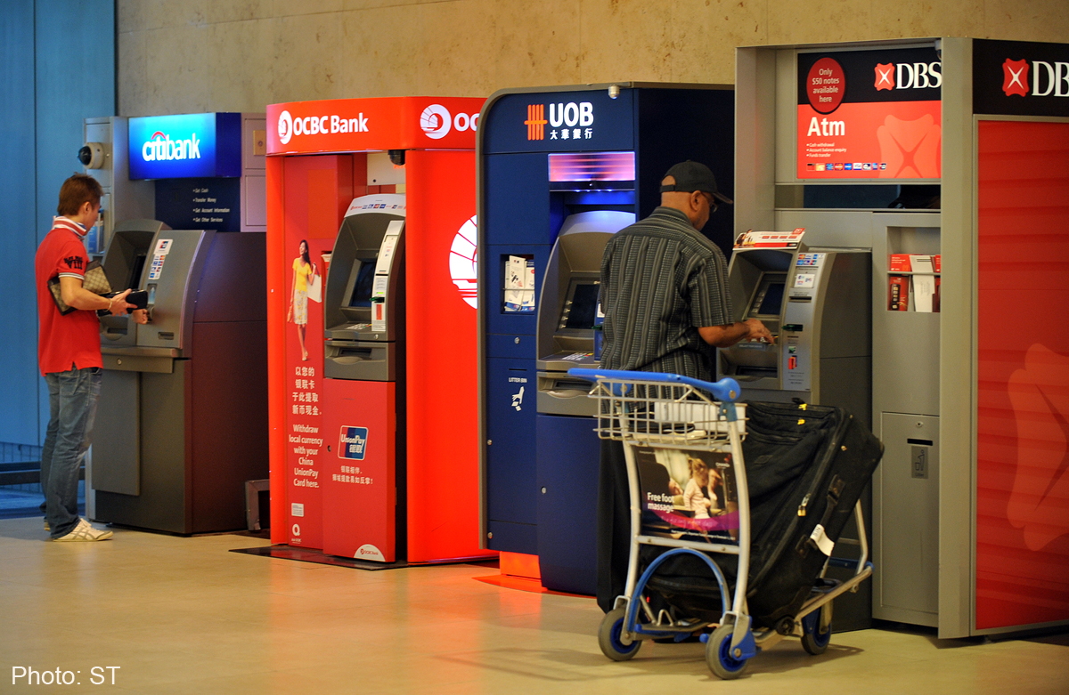 More ATMs, but not all are within easy reach, Singapore