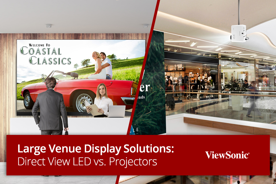 Large Venue Display Solutions Direct View LED vs. Projectors ASI Partner